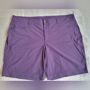 Eddie Bauer Women's Purple Shorts Size 18